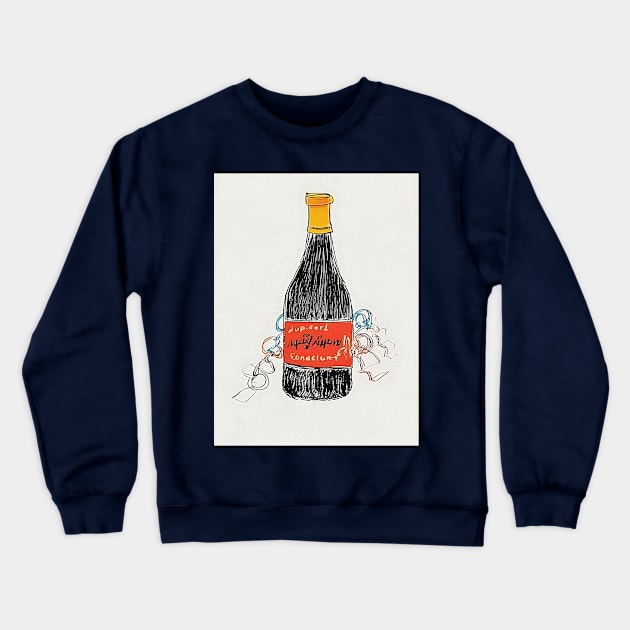 Bottle of wine Crewneck Sweatshirt by KOTYA